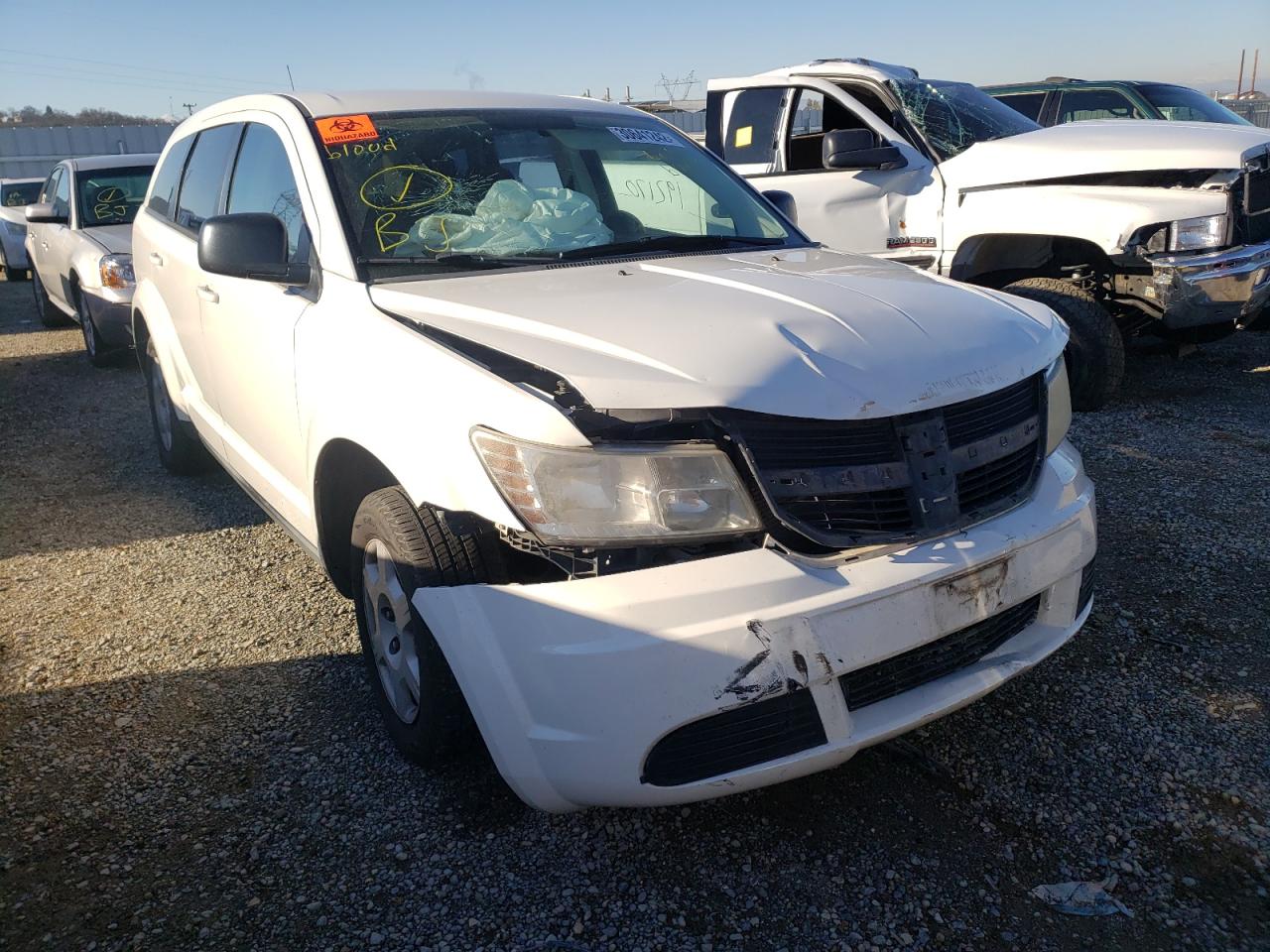 DODGE JOURNEY SE 2010 with VIN 3D4PG4FBXAT212292 - Photo from auction