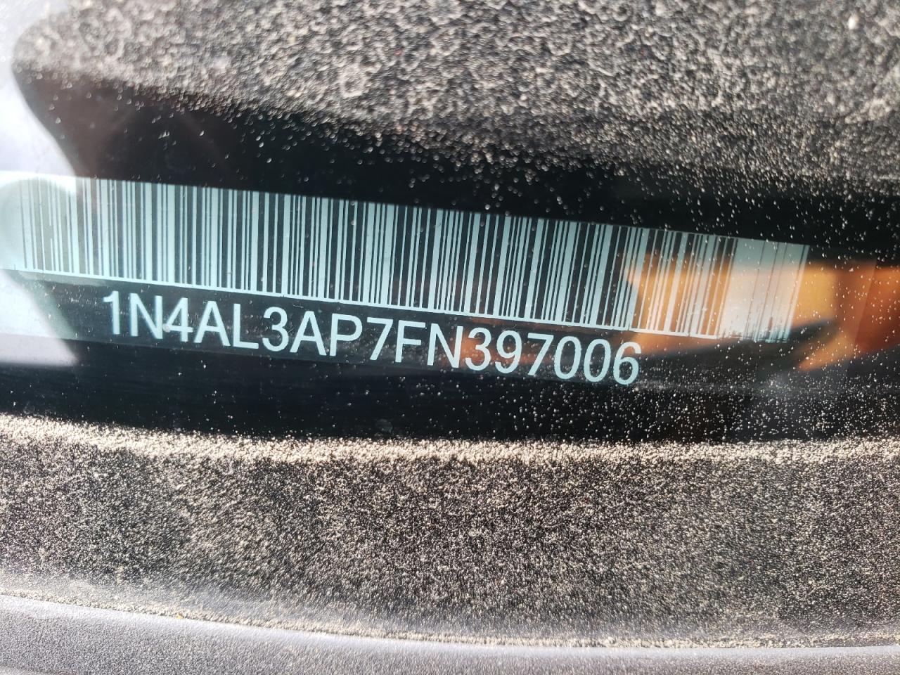 Photo 10 from auction – 2015 NISSAN ALTIMA 2.5 with VIN 1N4AL3AP7FN397006