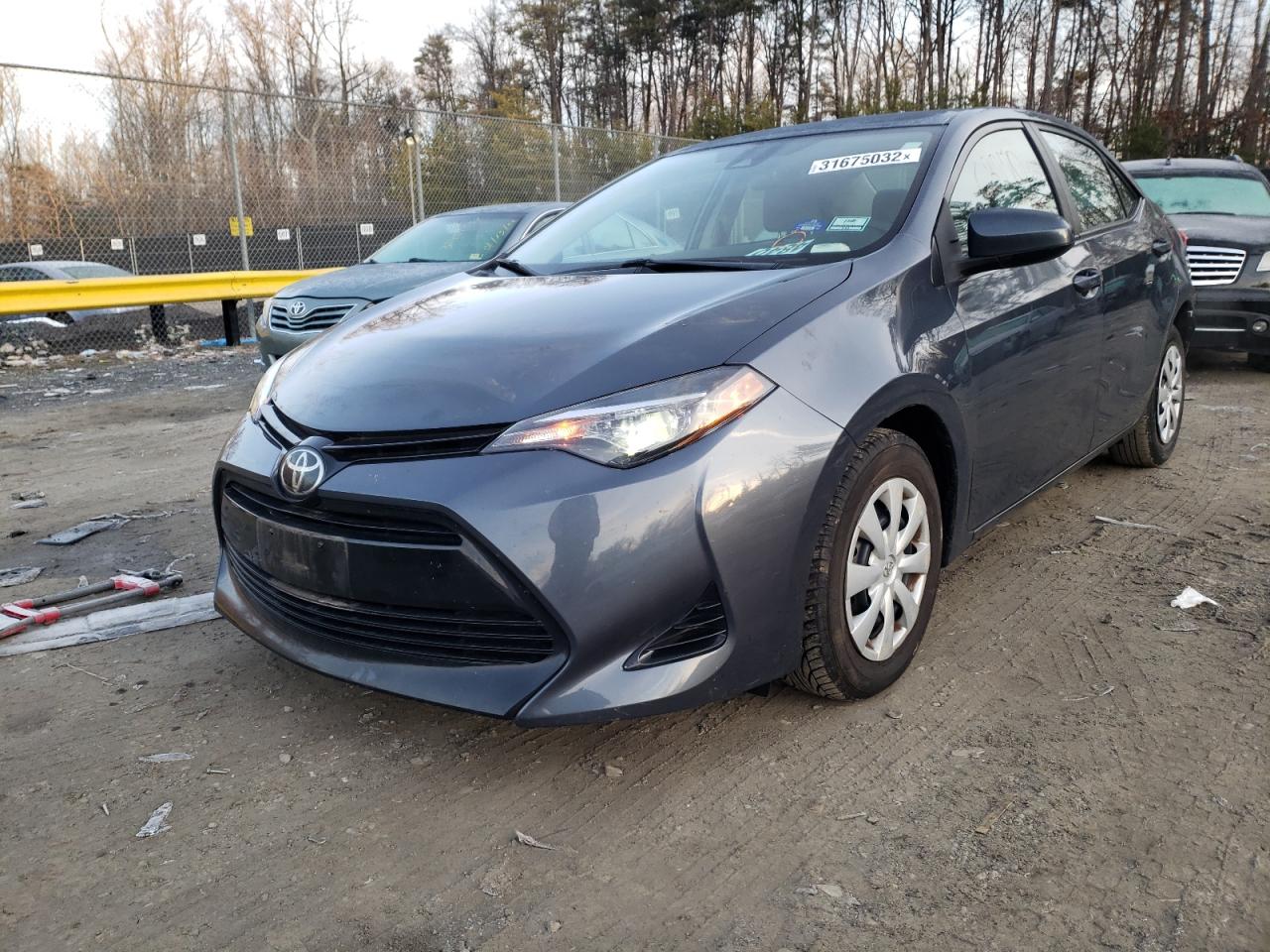 Photo 2 from auction – 2017 TOYOTA COROLLA L with VIN 2T1BURHE0HC874075