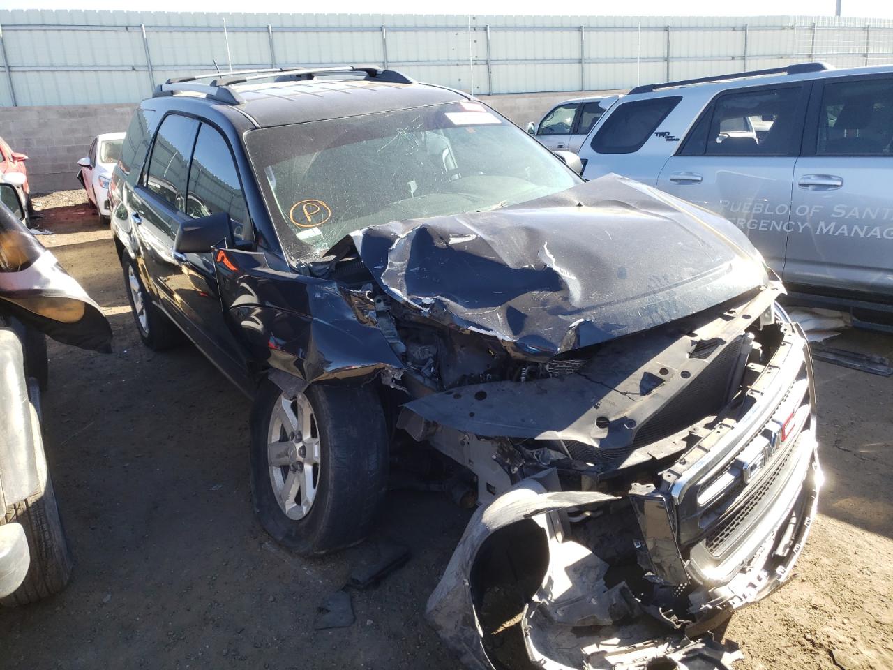 GMC ACADIA SLE 2015 with VIN 1GKKRPKD3FJ273710 - Photo from auction