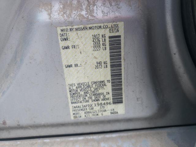 Photo 10 from auction – 2016 NISSAN ALTIMA 2.5 with VIN 1N4AL3AP1GC198496