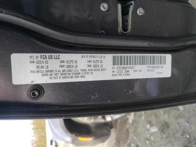 Photo 10 from auction – 2015 CHRYSLER 300 S with VIN 2C3CCABG0FH743271