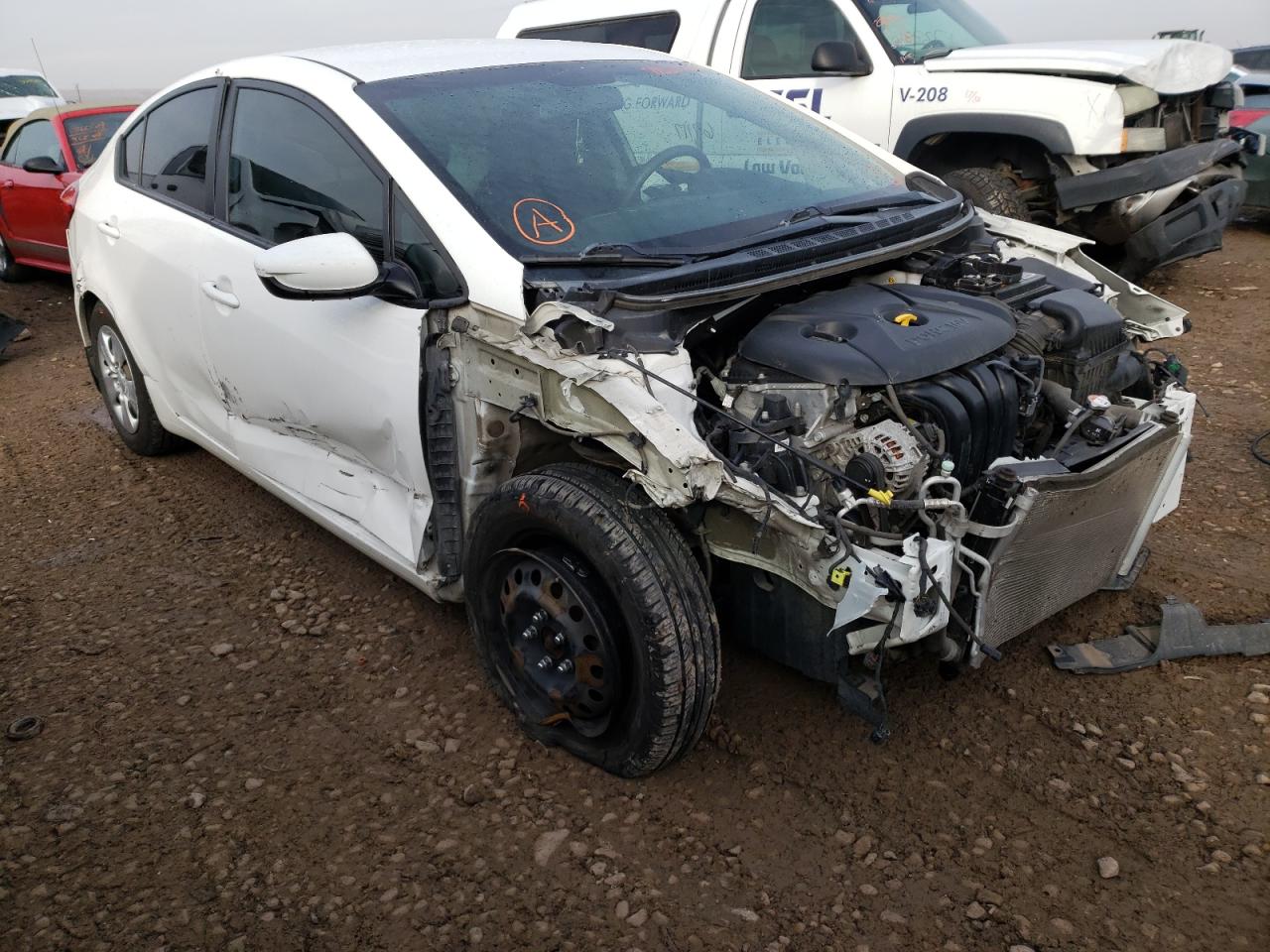 KIA FORTE LX 2016 with VIN KNAFK4A65G5549038 - Photo from auction
