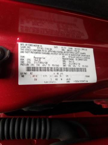 Photo 10 from auction – 2012 FORD FOCUS SEL with VIN 1FAHP3M23CL329022