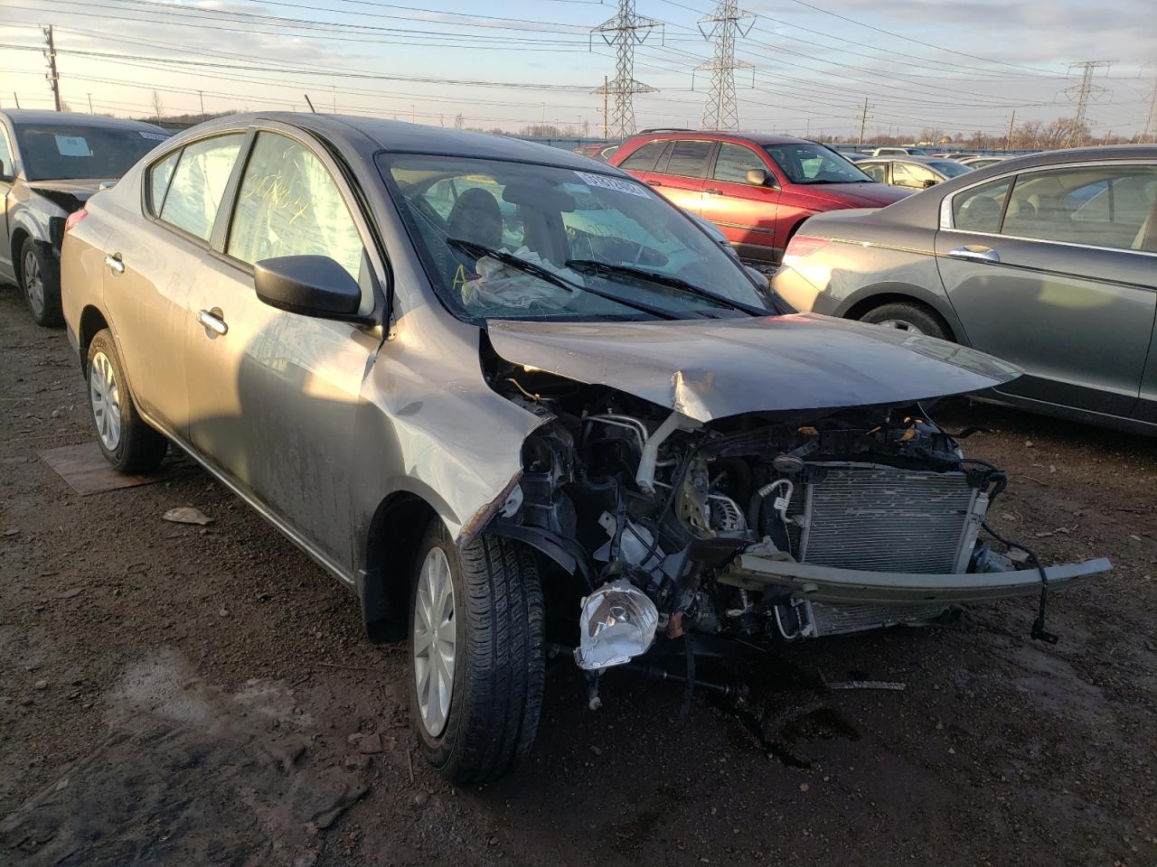 NISSAN VERSA S 2017 with VIN 3N1CN7AP2HL866643 - Photo from auction