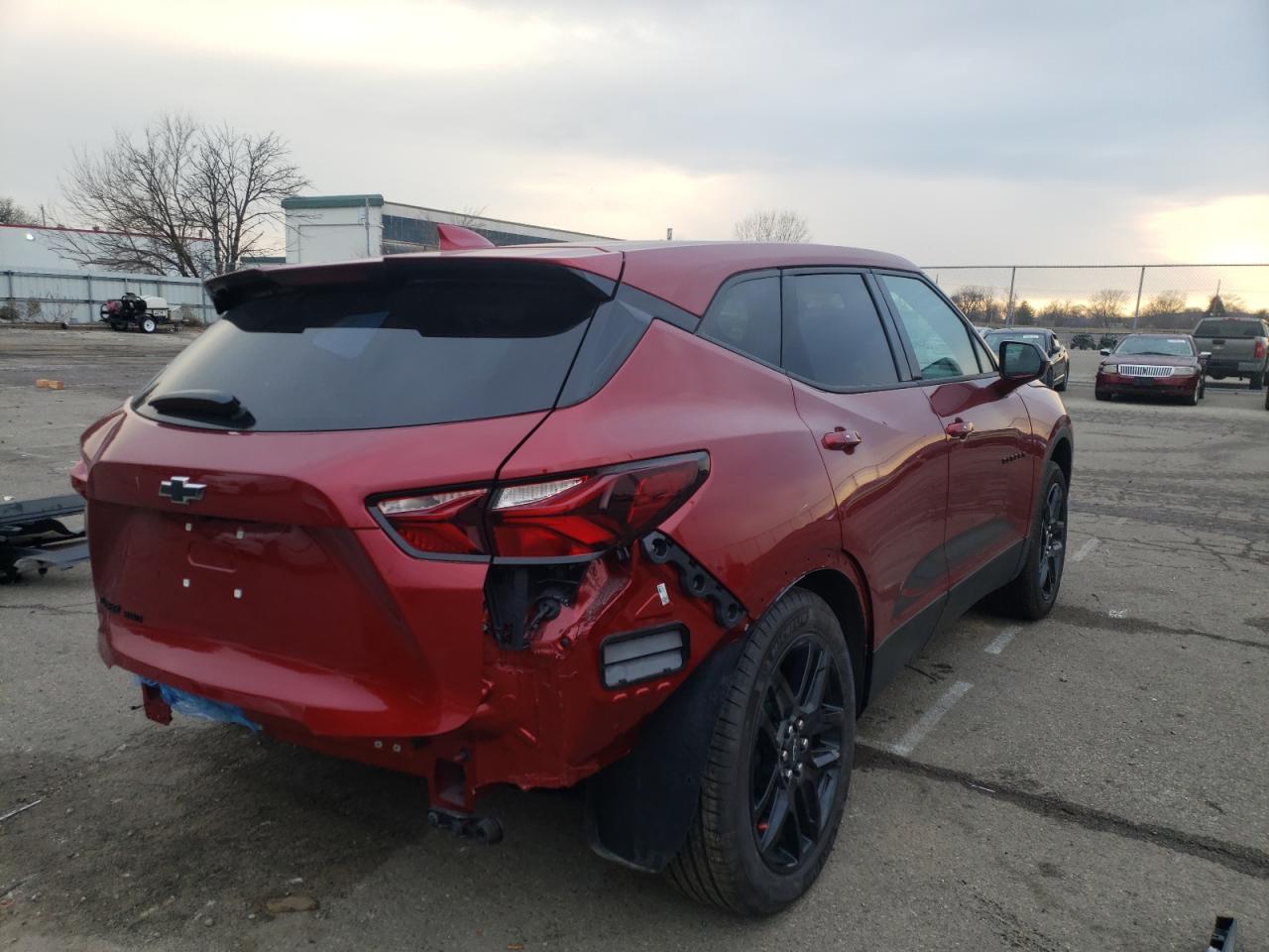 Photo 4 from auction – 2021 CHEVROLET BLAZER 2LT with VIN 3GNKBHRS8MS561560
