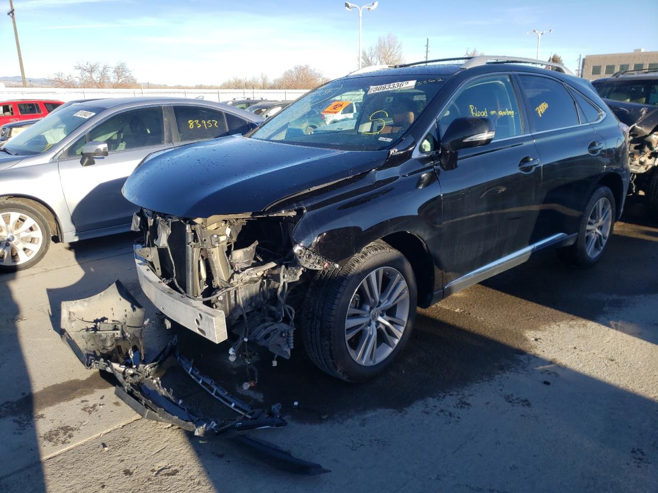 Photo 2 from auction – 2015 LEXUS RX 350 BAS with VIN 2T2BK1BA9FC261748