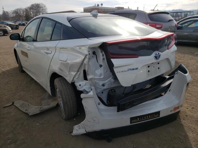 Photo 3 from auction – 2020 TOYOTA PRIUS with VIN JTDKARFP8L3160063