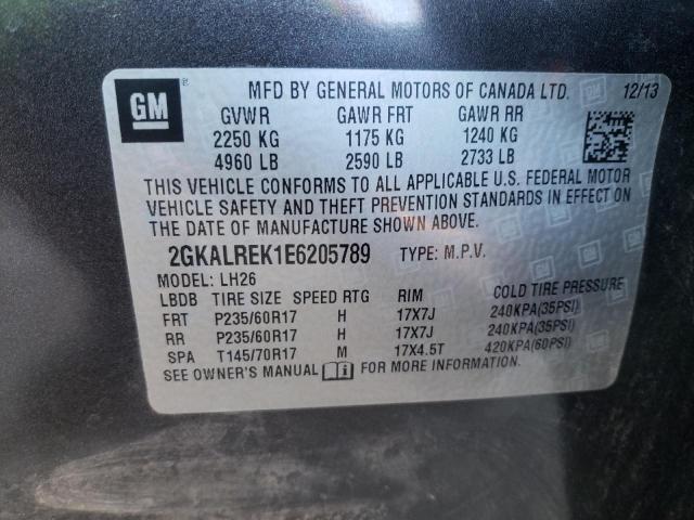 Photo 10 from auction – 2014 GMC TERRAIN SL with VIN 2GKALREK1E6205789