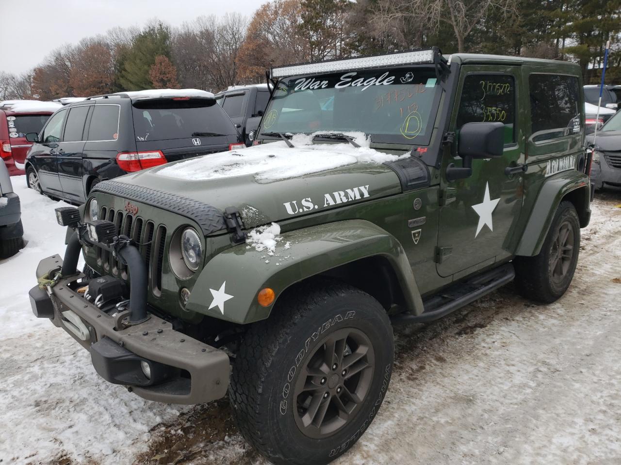 Photo 2 from auction – 2016 JEEP WRANGLER S with VIN 1C4AJWBG4GL308733