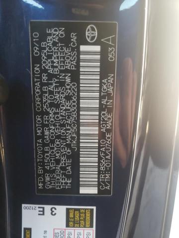 Photo 10 from auction – 2011 TOYOTA SCION TC with VIN JTKJF5C75B3006220