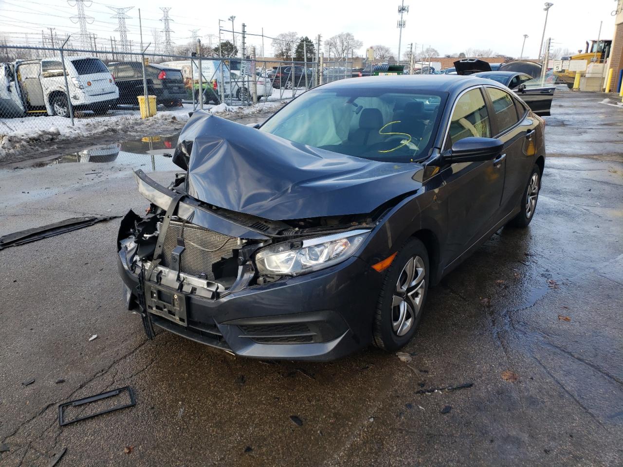 Photo 2 from auction – 2017 HONDA CIVIC LX with VIN 19XFC2F57HE211750