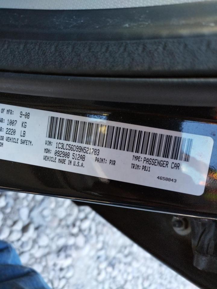 Photo 10 from auction – 2009 CHRYSLER SEBRING TO with VIN 1C3LC56D99N521783
