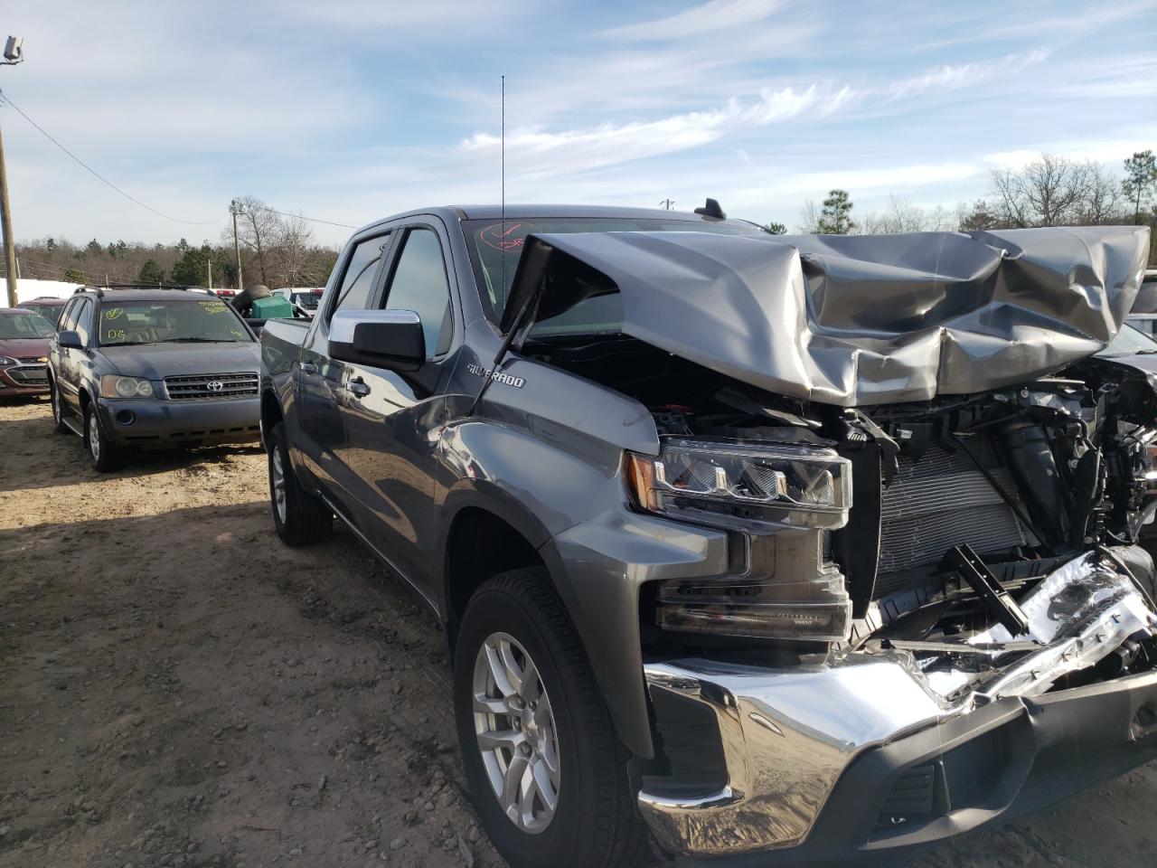 CHEVROLET SILVERADO 2020 with VIN 1GCPWCED0LZ340680 - Photo from auction