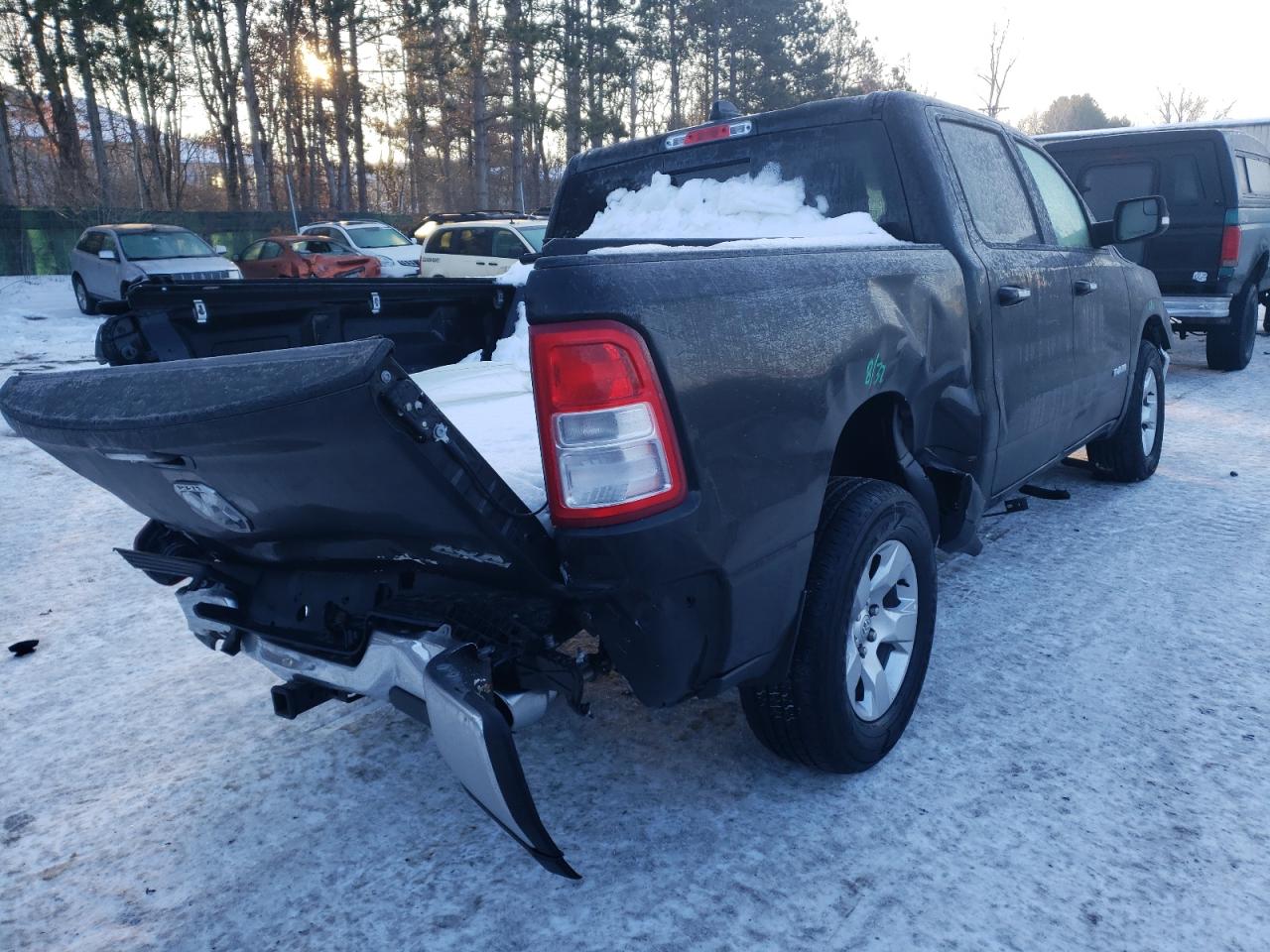 Photo 4 from auction – 2019 RAM 1500 BIG H with VIN 1C6SRFFT8KN663767