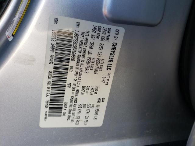 Photo 10 from auction – 2008 JEEP LIBERTY SP with VIN 1J8GP28K98W160908