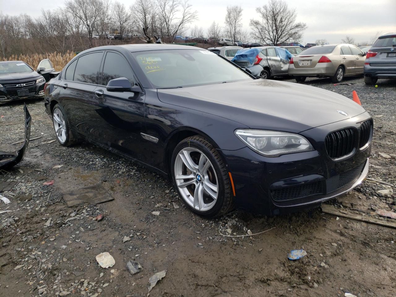 BMW 750LI XDRI 2014 with VIN WBAYF8C54ED653824 - Photo from auction