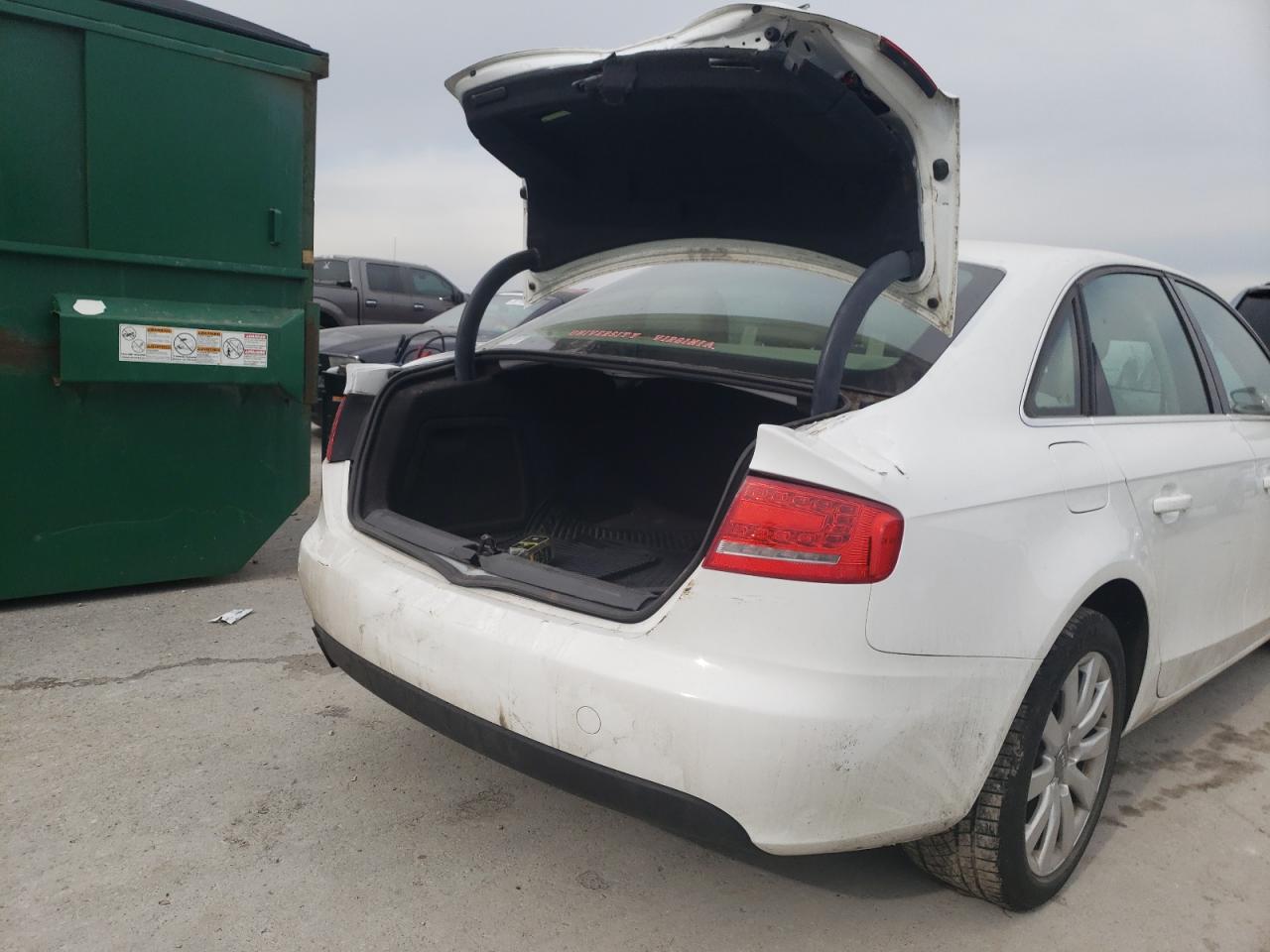 Photo 9 from auction – 2012 AUDI A4 PREMIUM with VIN WAUBFAFL3CN015143
