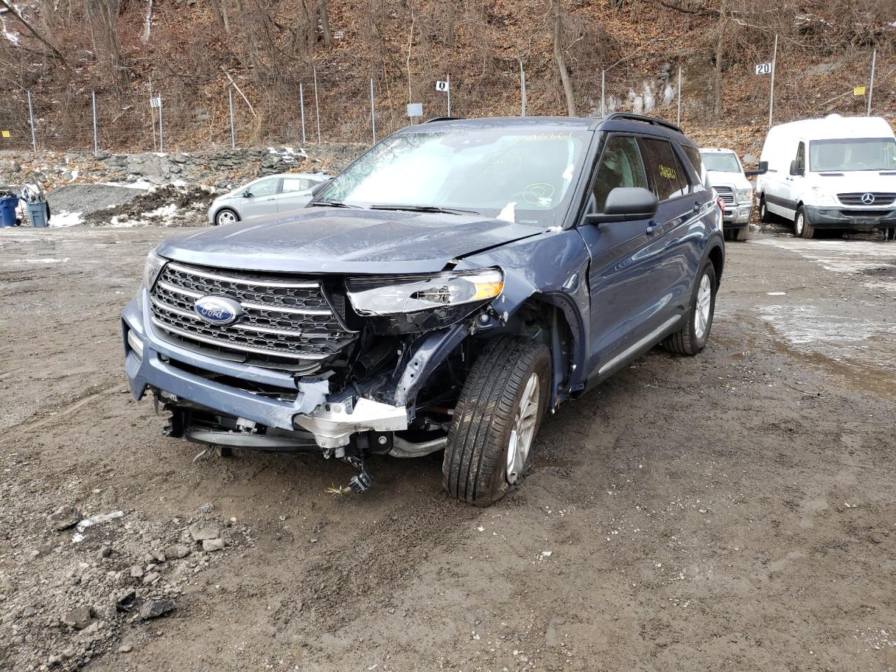 Photo 2 from auction – 2021 FORD EXPLORER X with VIN 1FMSK8DH6MGB65853