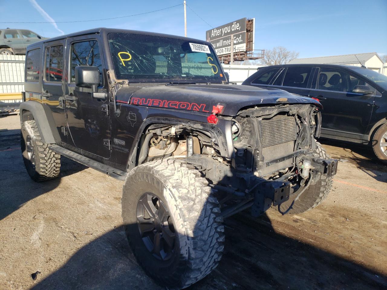 JEEP WRANGLER U 2018 with VIN 1C4HJWFG7JL836850 - Photo from auction