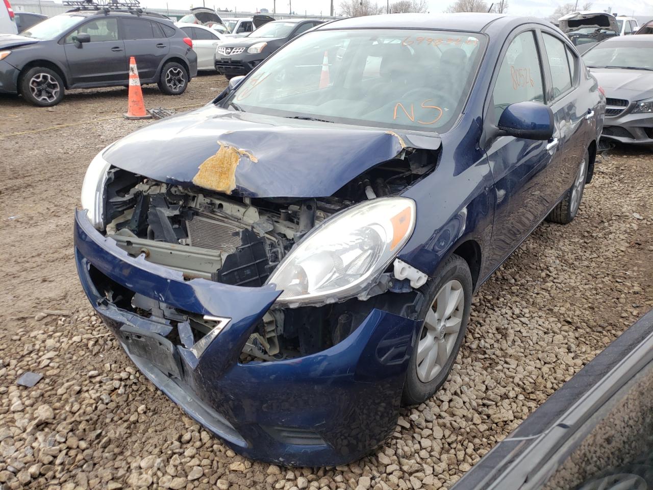 Photo 2 from auction – 2014 NISSAN VERSA S with VIN 3N1CN7AP2EL802615