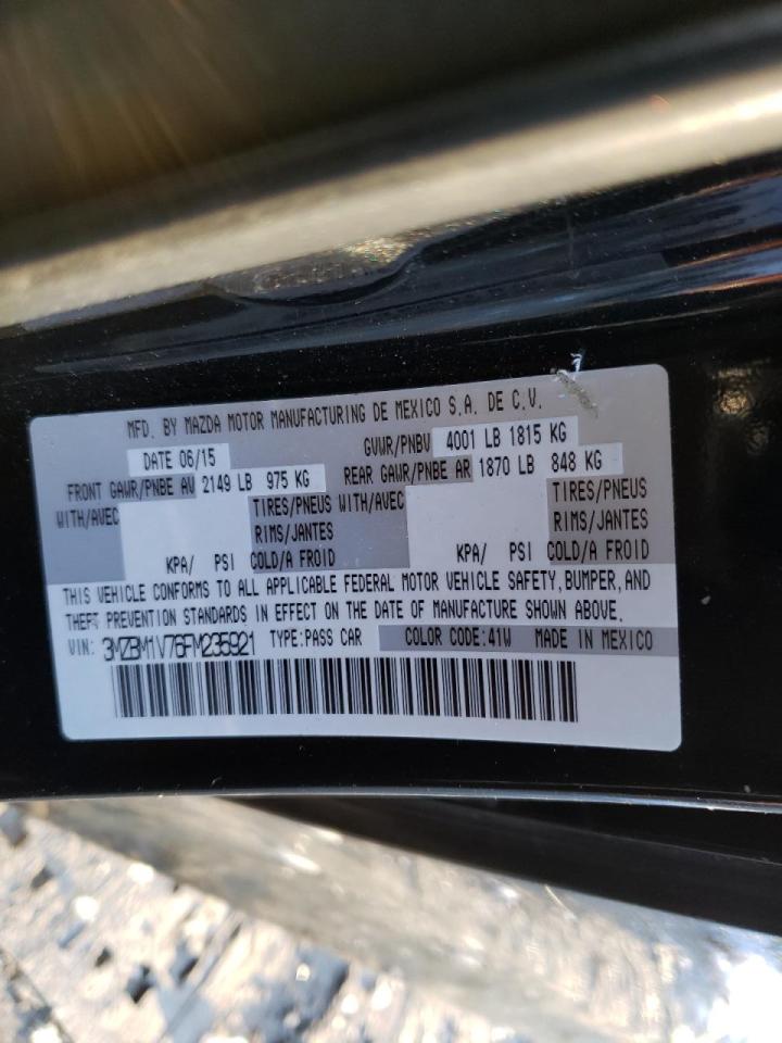 Photo 10 from auction – 2015 MAZDA 3 TOURING with VIN 3MZBM1V76FM235921