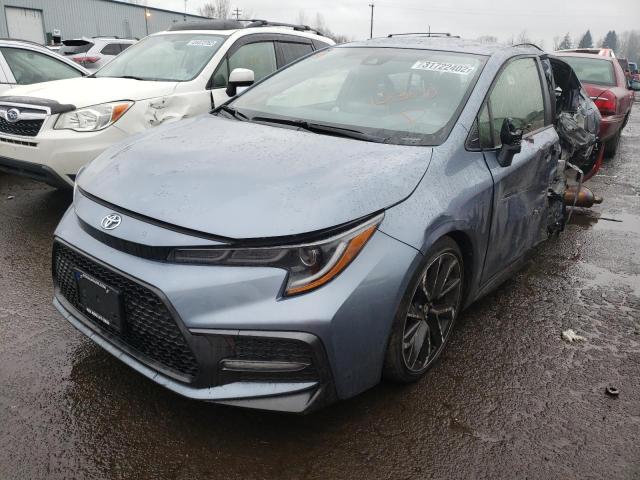 Photo 2 from auction – 2021 TOYOTA COROLLA SE with VIN JTDS4MCE6MJ077693