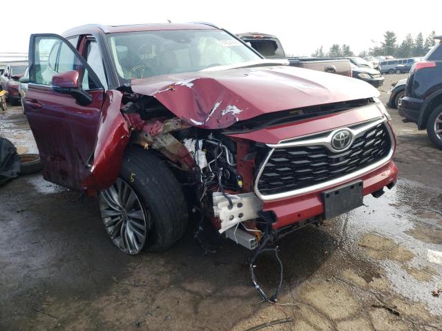 TOYOTA HIGHLANDER 2020 with VIN 5TDFZRBH3LS052781 - Photo from auction