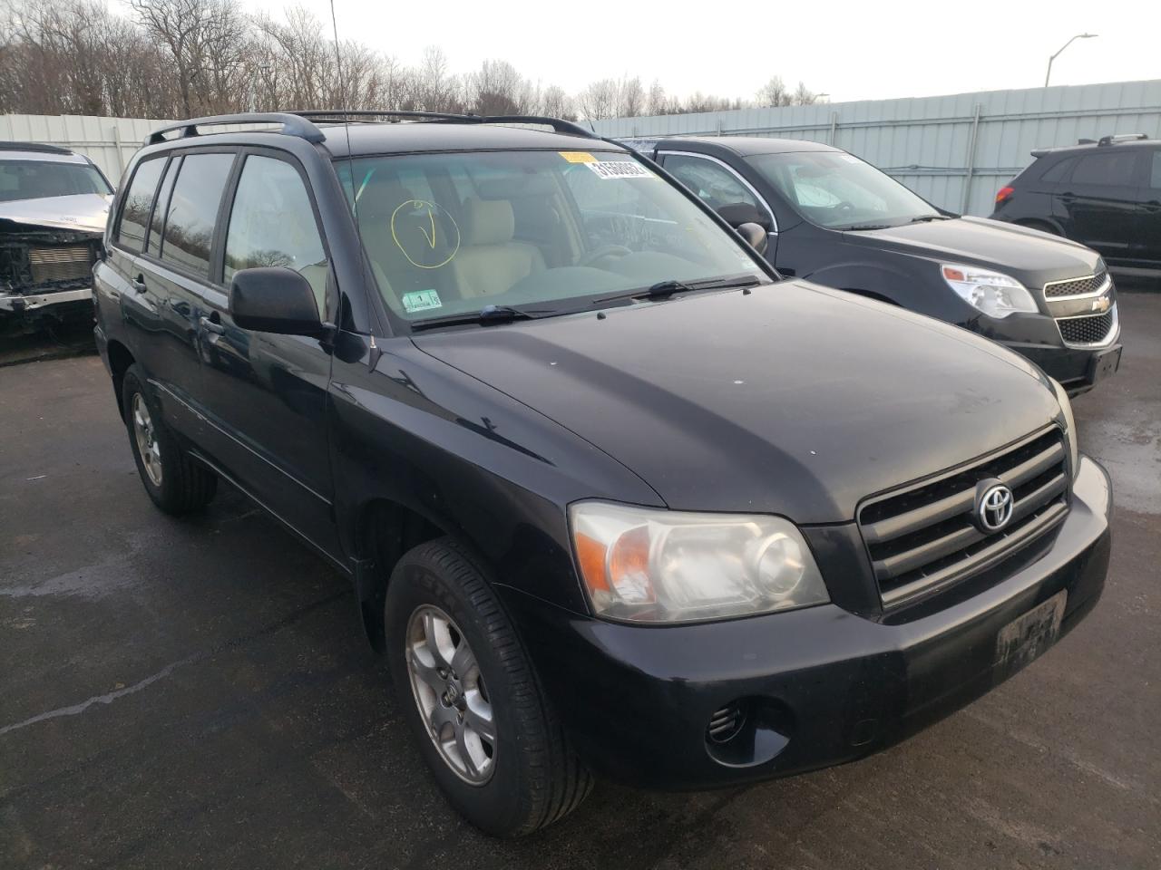 TOYOTA HIGHLANDER 2006 with VIN JTEDP21A760112007 - Photo from auction