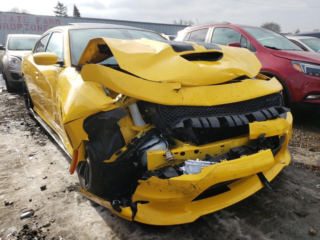 DODGE CHARGER R/ 2018 with VIN 2C3CDXGJ6JH134523 - Photo from auction