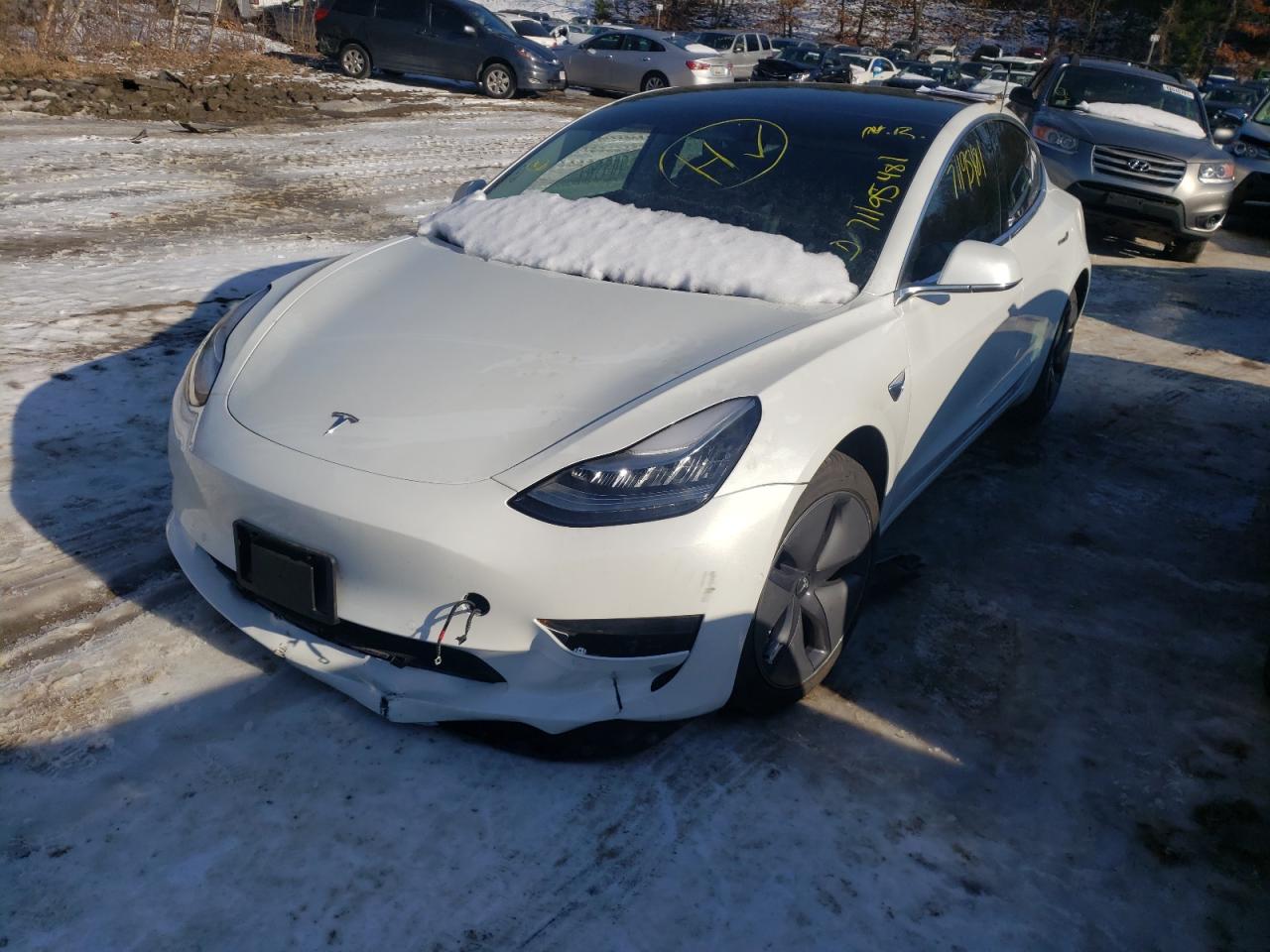 Photo 2 from auction – 2020 TESLA MODEL 3 with VIN 5YJ3E1EB6LF619416