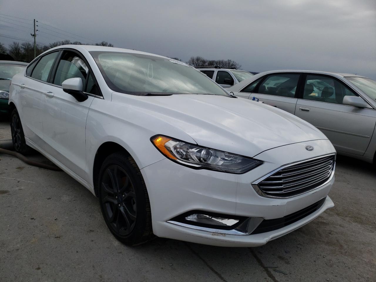 FORD FUSION SE 2018 with VIN 3FA6P0HD9JR216742 - Photo from auction