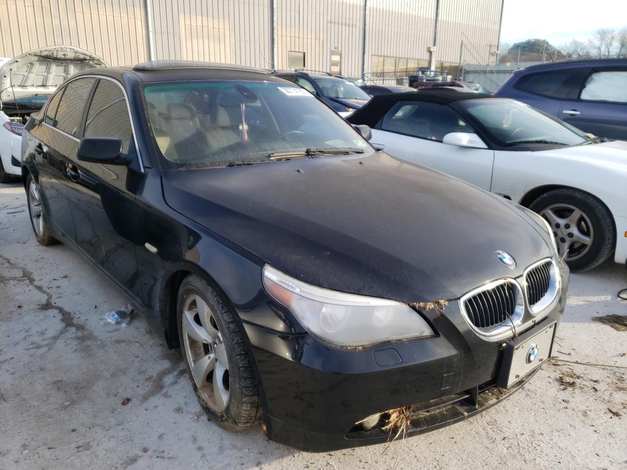 BMW 525 I 2006 with VIN WBANE53586CK83876 - Photo from auction