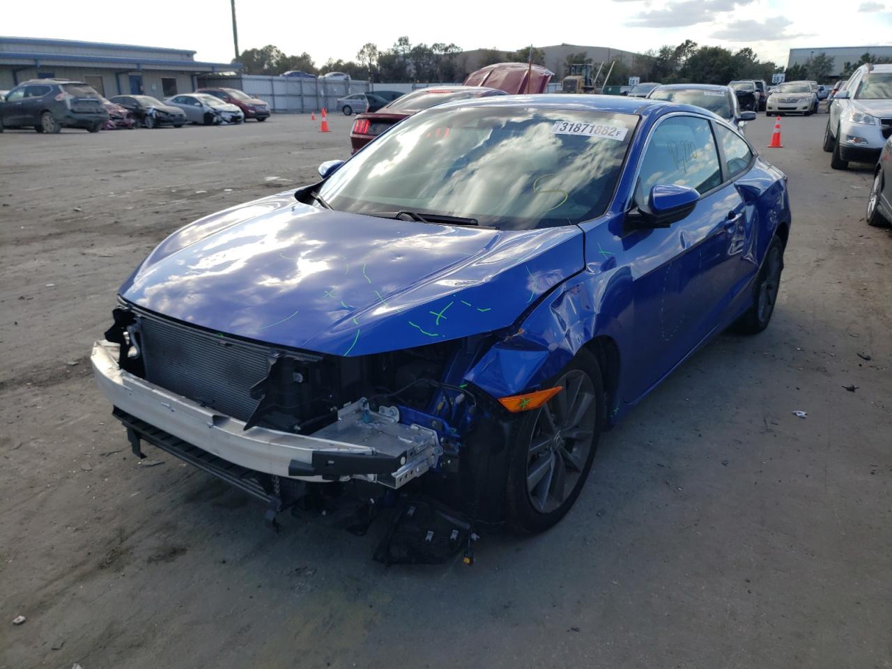 Photo 2 from auction – 2019 HONDA CIVIC EX with VIN 2HGFC3B31KH353468