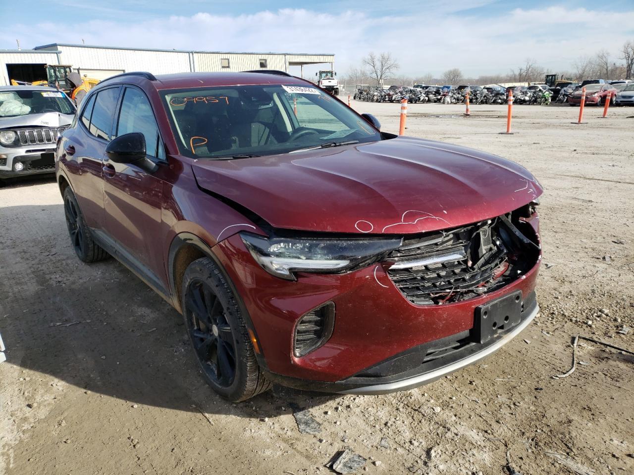 BUICK ENVISION P 2021 with VIN LRBAZLR45MD099557 - Photo from auction