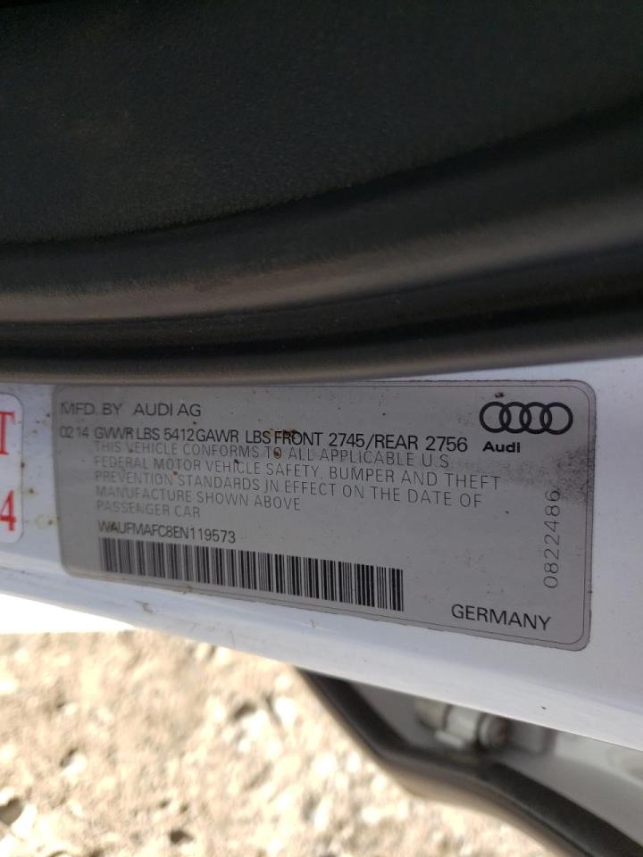 Photo 10 from auction – 2014 AUDI A6 PREMIUM with VIN WAUFMAFC8EN119573
