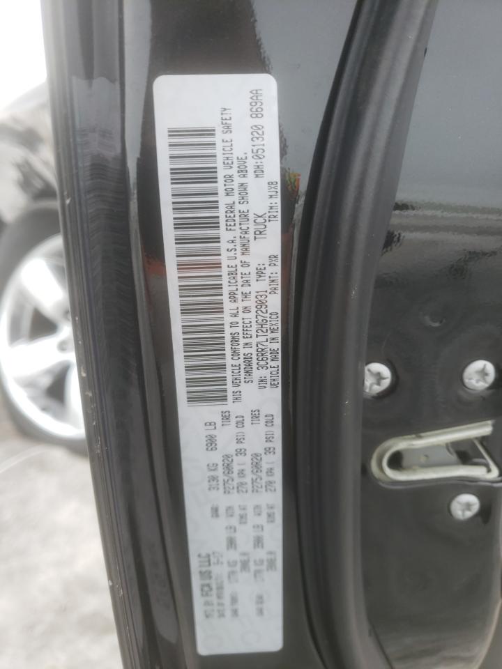 Photo 10 from auction – 2017 RAM 1500 SLT with VIN 3C6RR7LT2HG729031