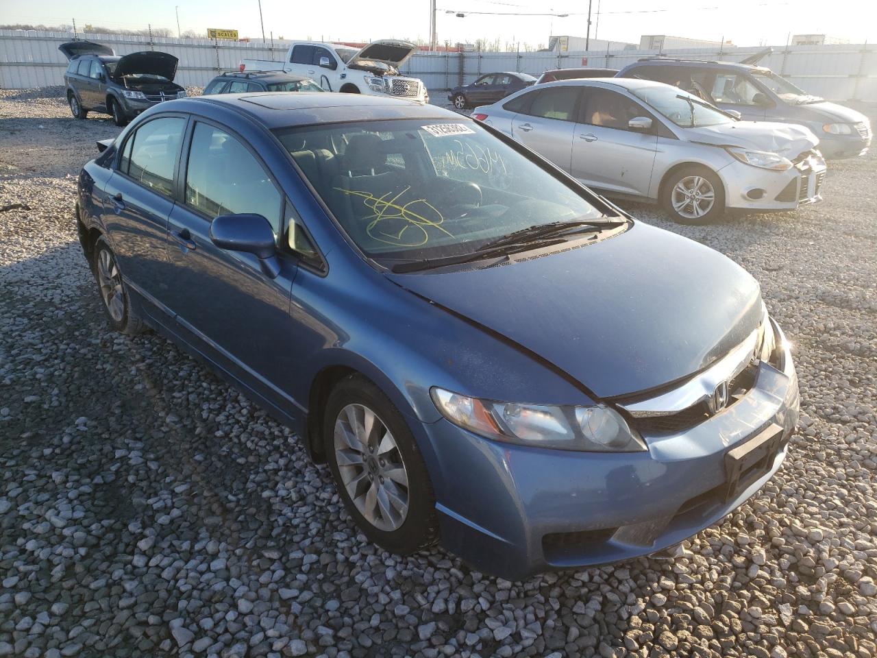 HONDA CIVIC EX 2010 with VIN 2HGFA1F83AH505586 - Photo from auction