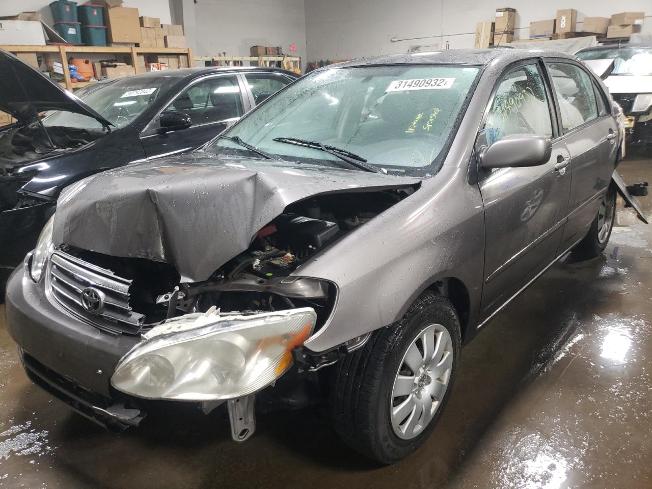 Photo 2 from auction – 2003 TOYOTA COROLLA CE with VIN 1NXBR32E03Z168075