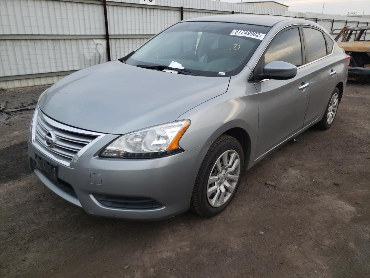 Photo 2 from auction – 2014 NISSAN SENTRA S with VIN 3N1AB7AP7EL638245