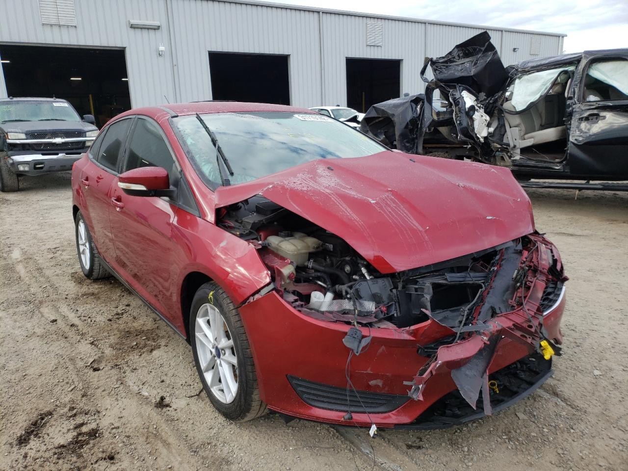 FORD FOCUS SE 2017 with VIN 1FADP3F28HL298076 - Photo from auction