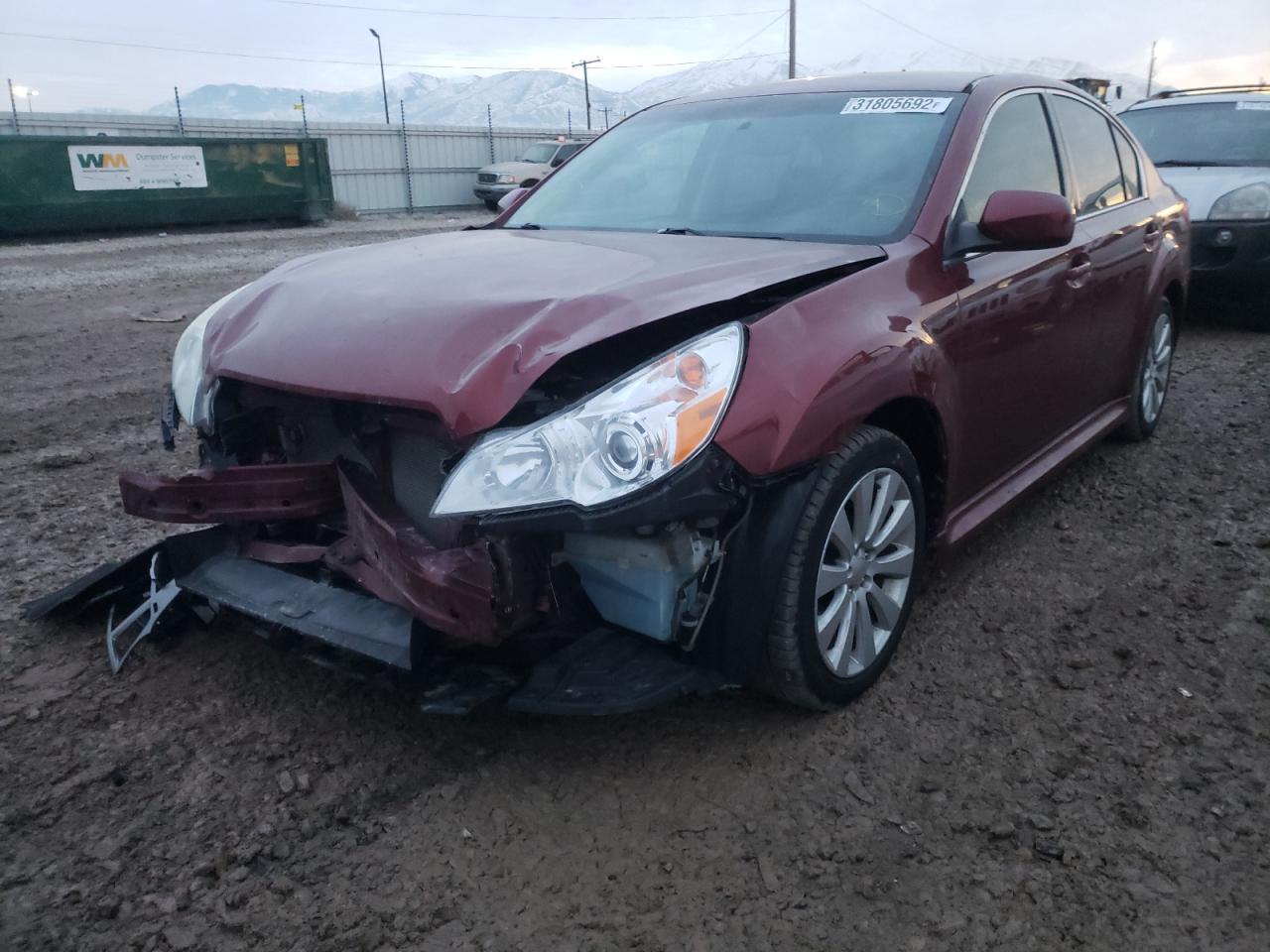 Photo 2 from auction – 2010 SUBARU LEGACY 2.5 with VIN 4S3BMCJ62A3215266