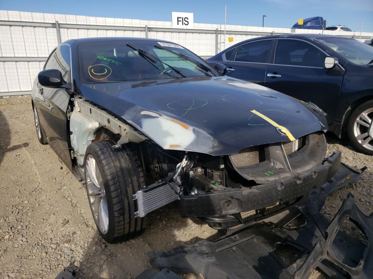 BMW 335 I 2011 with VIN WBADX7C5XBE580454 - Photo from auction