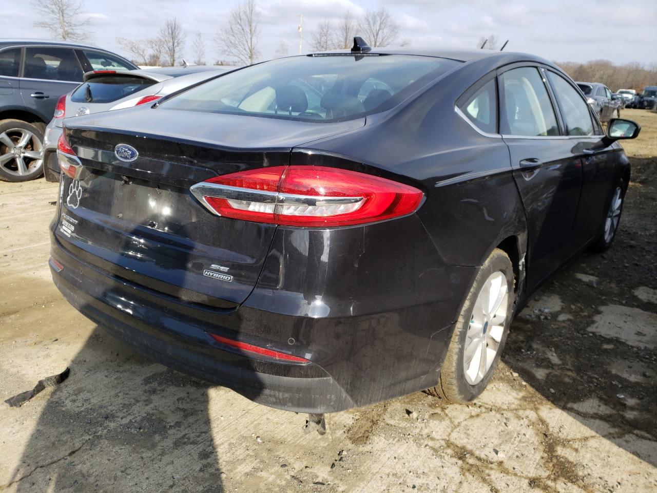 Photo 4 from auction – 2020 FORD FUSION SE with VIN 3FA6P0LU9LR158867