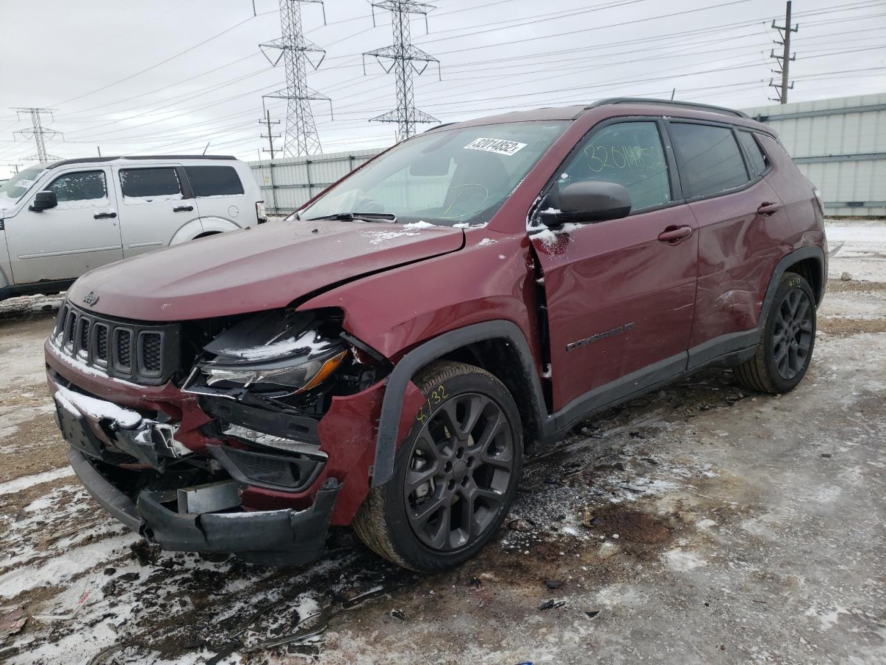 Photo 2 from auction – 2021 JEEP COMPASS 80 with VIN 3C4NJCEB8MT532846