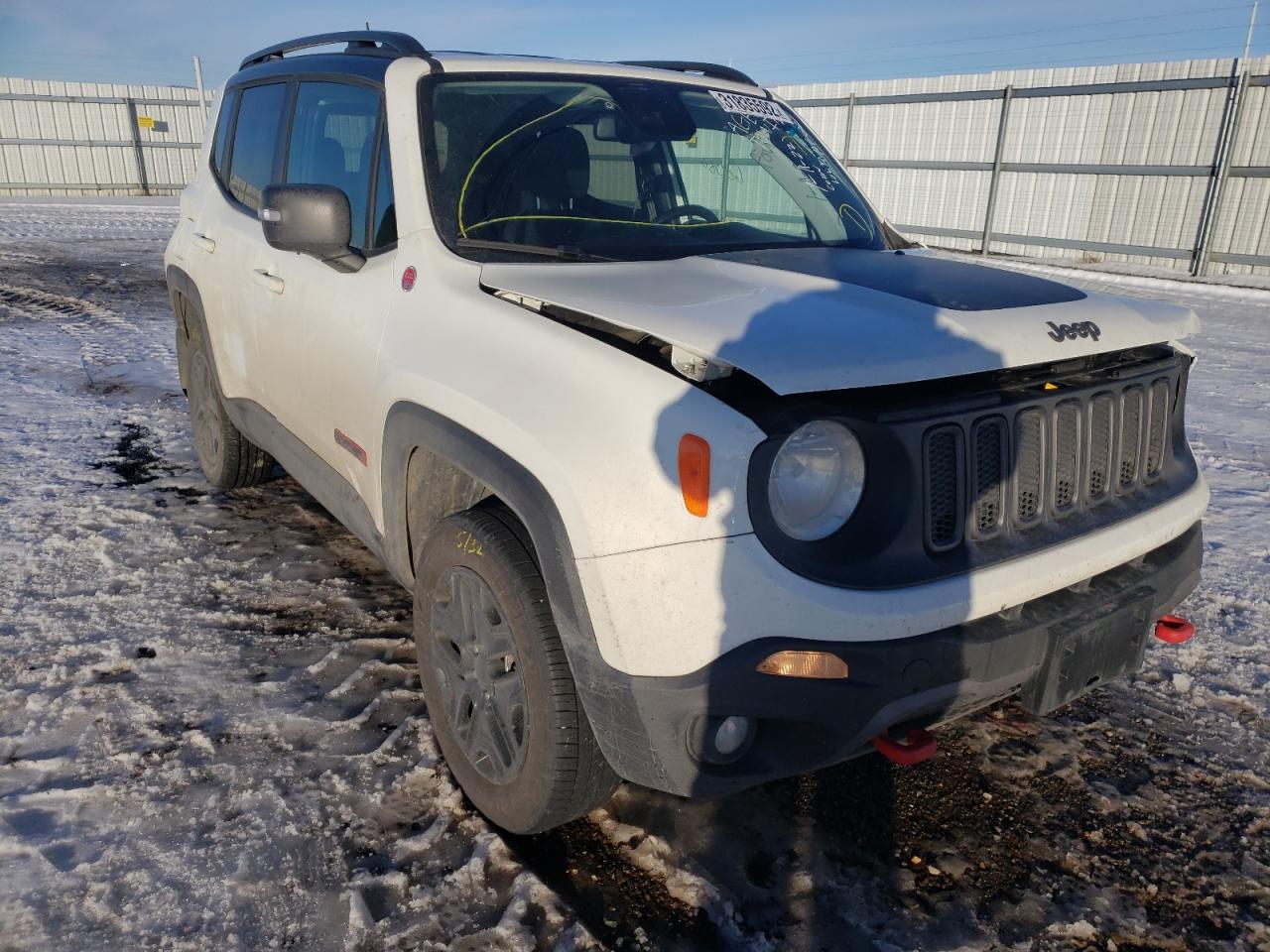 JEEP RENEGADE T 2018 with VIN ZACCJBCB9JPH42248 - Photo from auction
