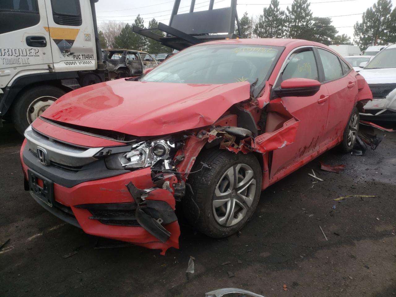 Photo 2 from auction – 2016 HONDA CIVIC LX with VIN 2HGFC2F58GH513651