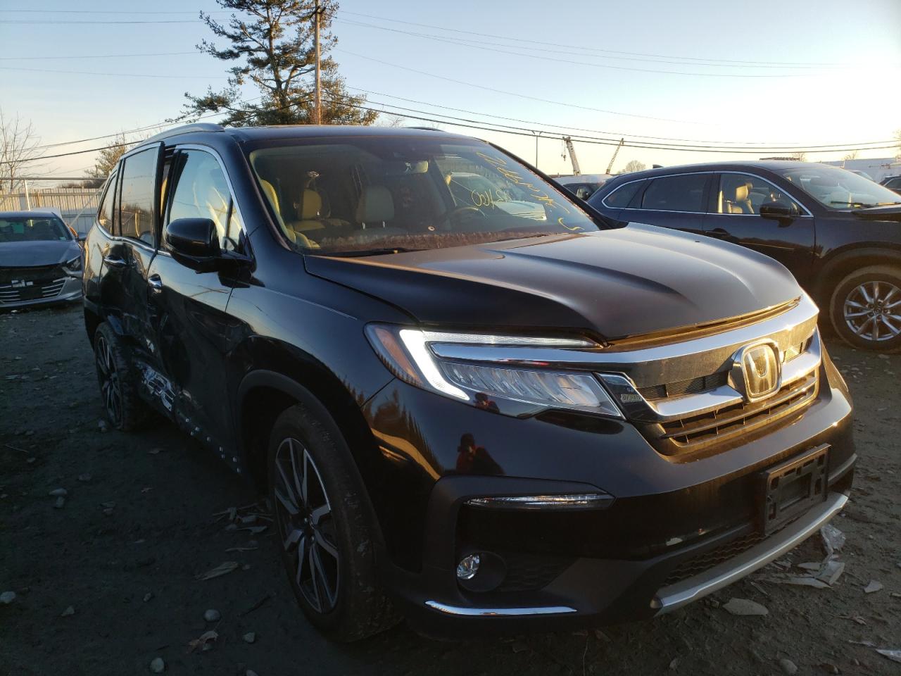 HONDA PILOT TOUR 2019 with VIN 5FNYF6H63KB012516 - Photo from auction