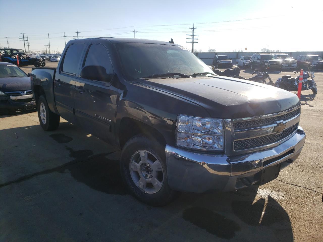 CHEVROLET SILVERADO 2013 with VIN 3GCPKSE79DG358564 - Photo from auction