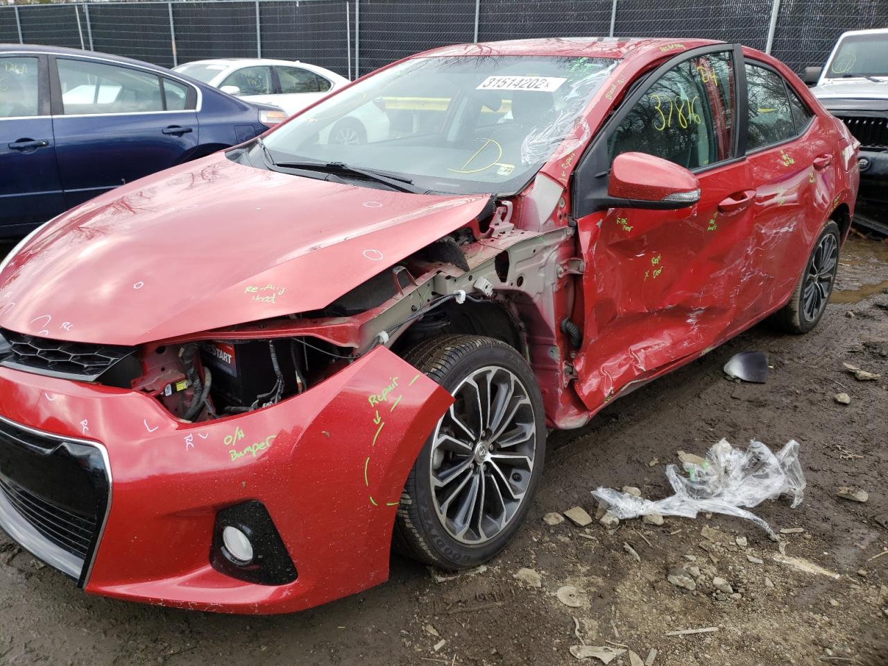Photo 9 from auction – 2015 TOYOTA COROLLA L with VIN 2T1BURHE6FC407532